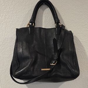 Vince Camuto Black Leather Tote